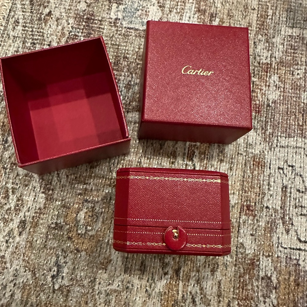 Cartier Red Jewelry Box